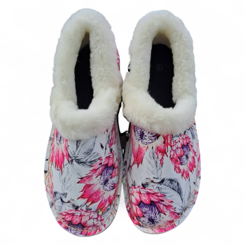 SLIPPER VELLIES – Floral Lined Comfort