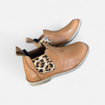 CHARLIE PRINT – Tan Leopard Chelsea