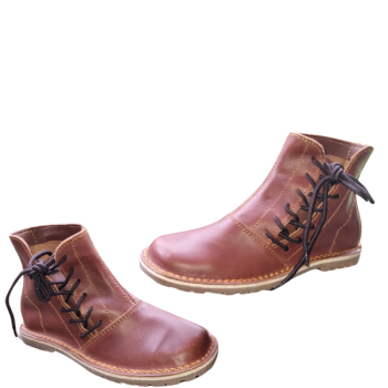 Mel – Leather Lace-Up Boot